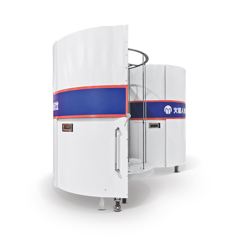 موقد متكامل متطور مع معدات طلاء كبيرة